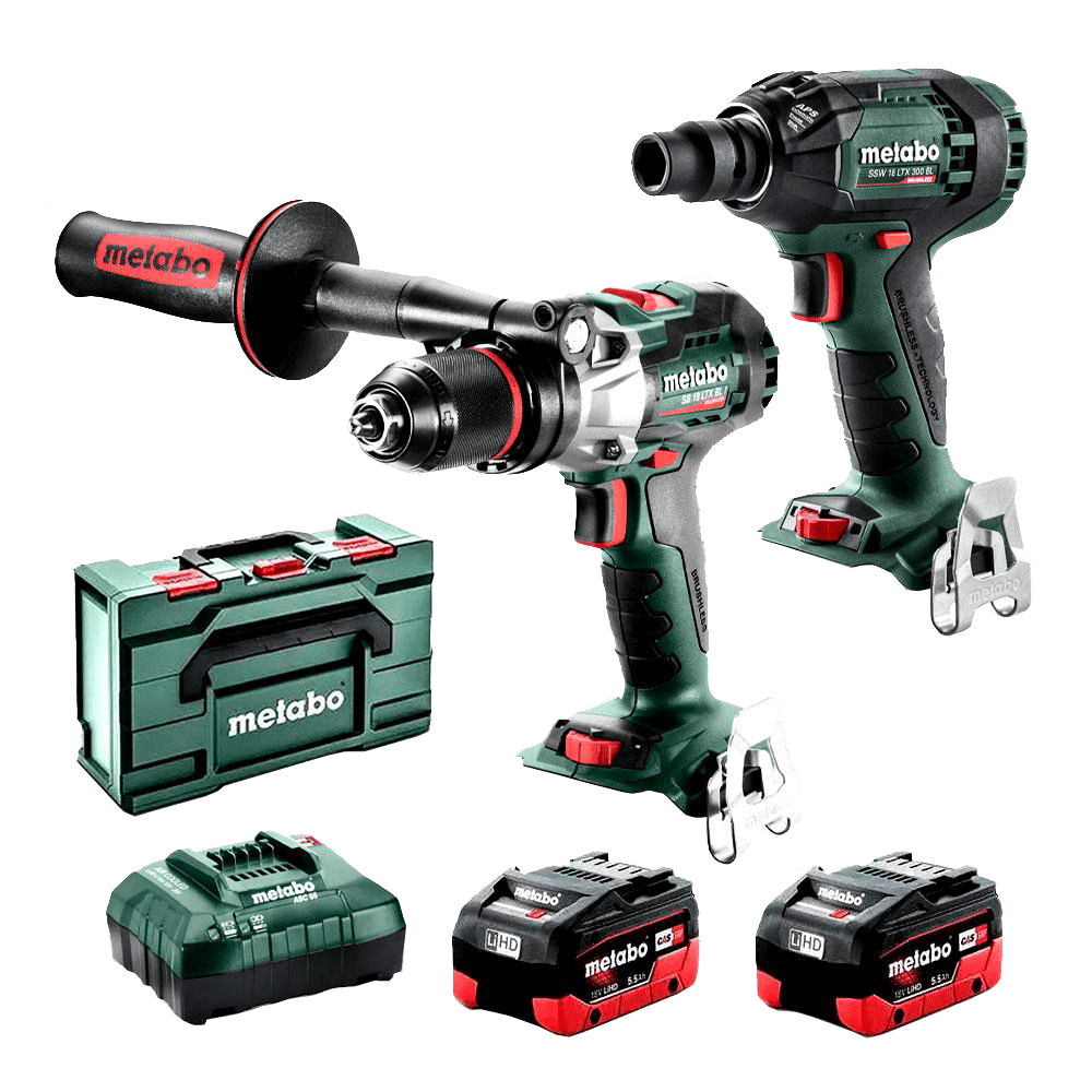 Metabo 18V Impact Drill/Driver MET18BL2MB2HD5.5AG (Kit)