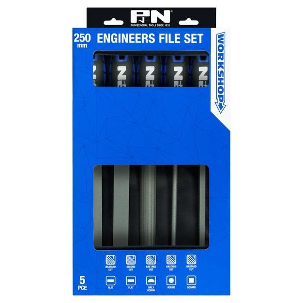 Sutton File Set 250mm 5 PCE