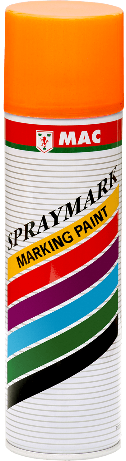 MAC SprayMark Paint Safety 400ml 12 - Fluro Green