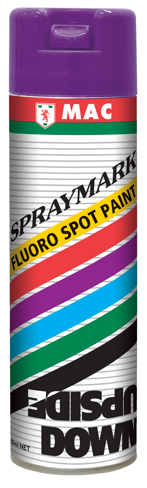 MAC SprayMark Upside Down Paint Fluoro 500ml 12 - FLURO PURPLE