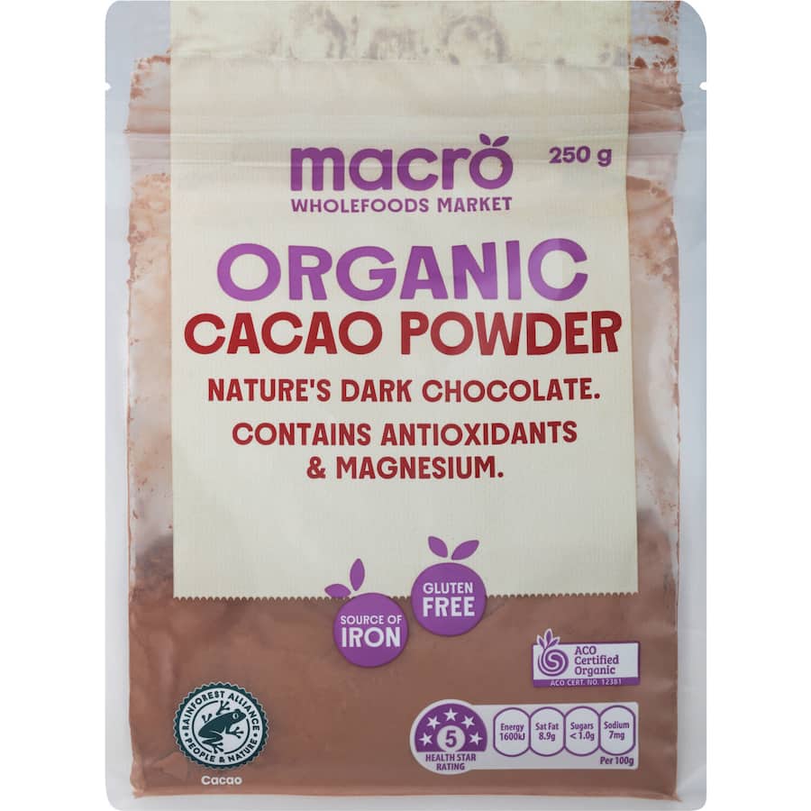 Macro Organic Cacao Powder 250g