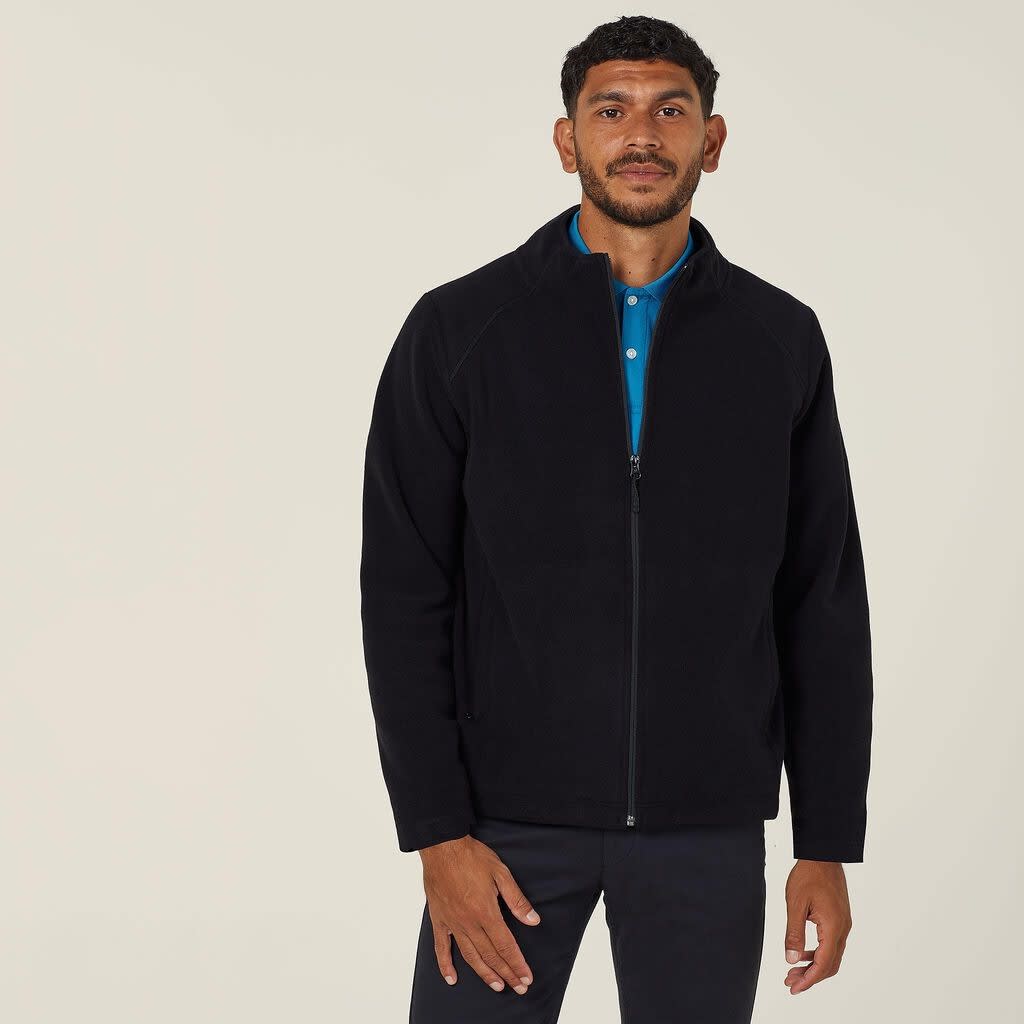 NNT Polar Fleece Zip Jacket CATBEE - Black (Size: 4XL)