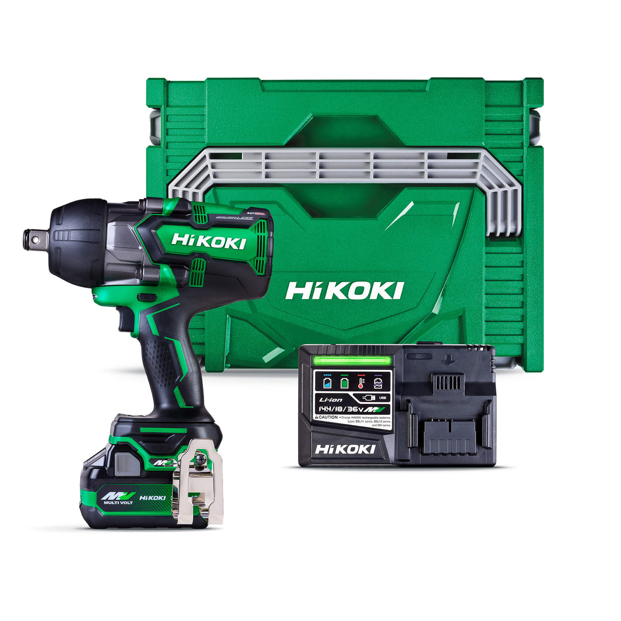 HiKOKI 36V 1100nm 3/4inch Impact Wrench Kit