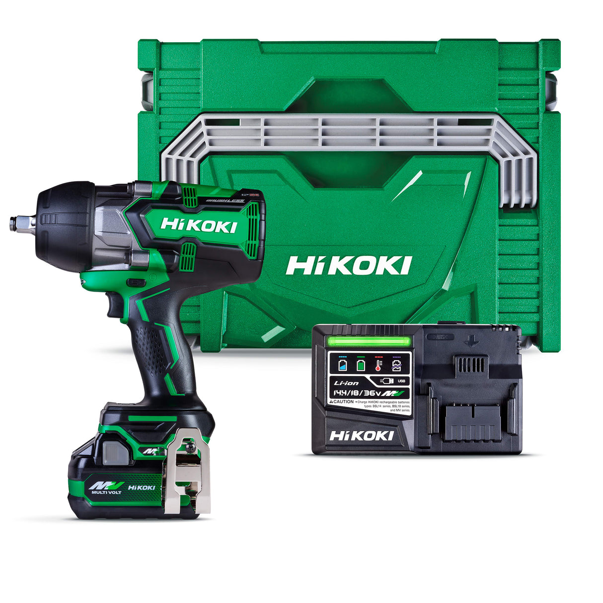 HiKOKI 36V 1050nm 1/2inch Impact Wrench Kit
