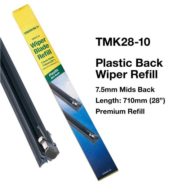 Tridon Plastic Wiper Refill Mid 28 Inch 10pk