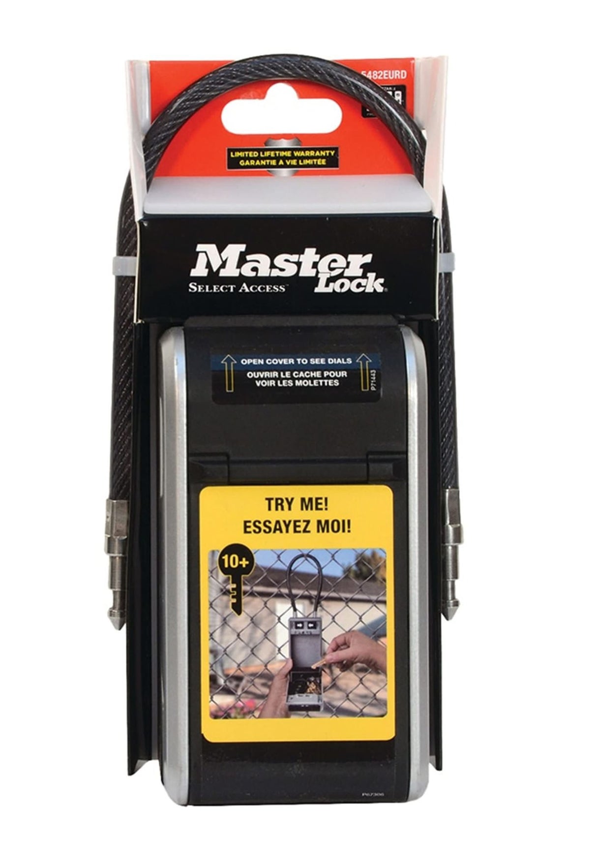 Master Lock Key Safe Cable Portable 5482EURDAU
