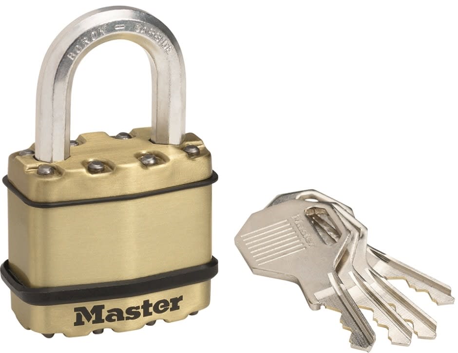 Master Lock Excell Padlock Keyed Alike 4pk M5BQAU Pack of 4