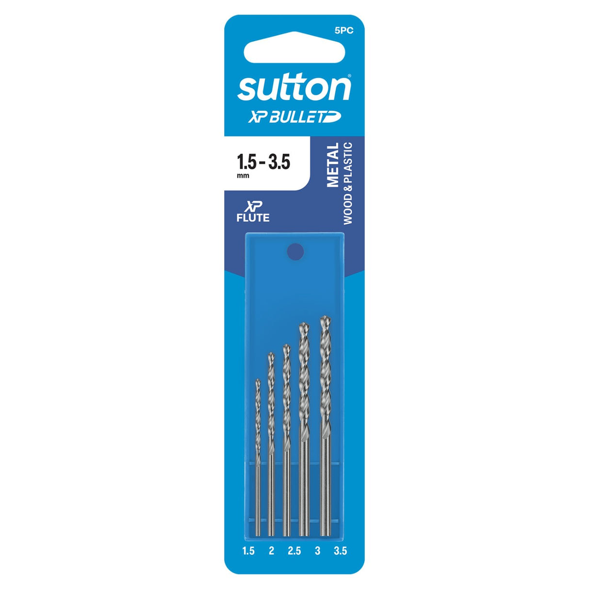 Sutton Tools XP Bullet Jobber Drill Metric Refill 5 Piece (Set)