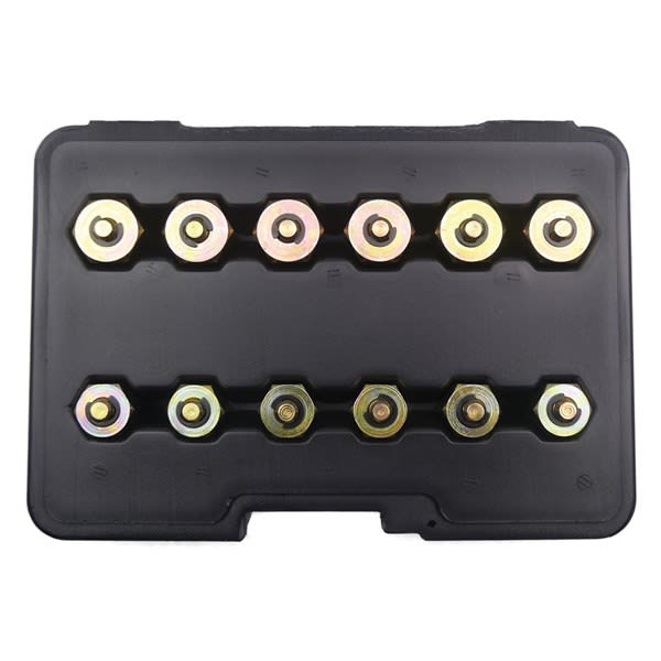 Toledo Diesel Fuel Line Cap Nut Set - 12 Piece