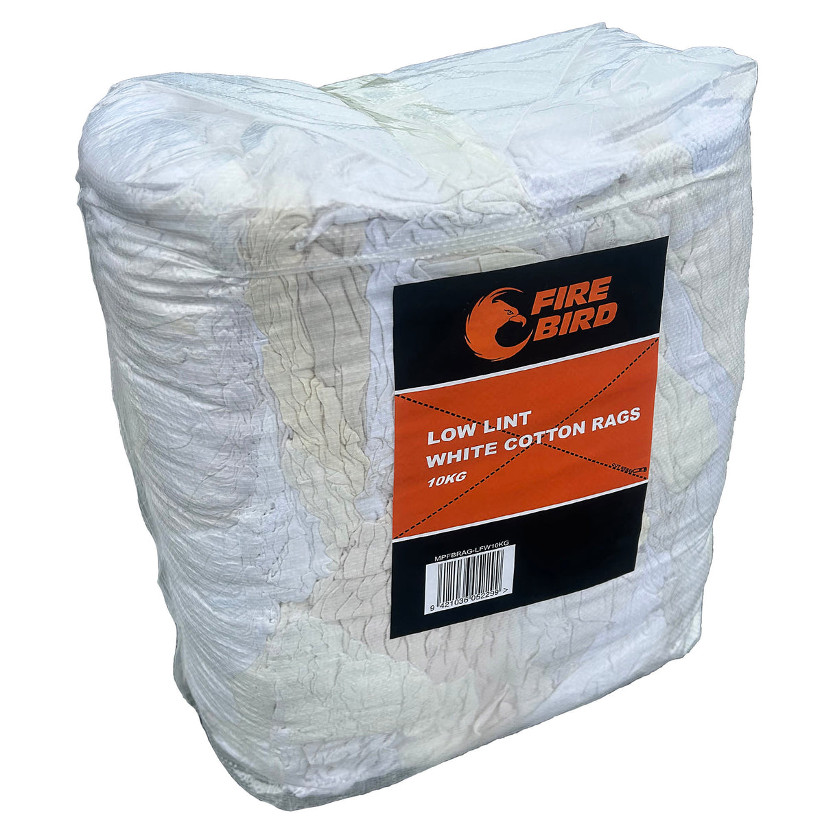 Rags Low Lint Premium White T-Shirt 10kg