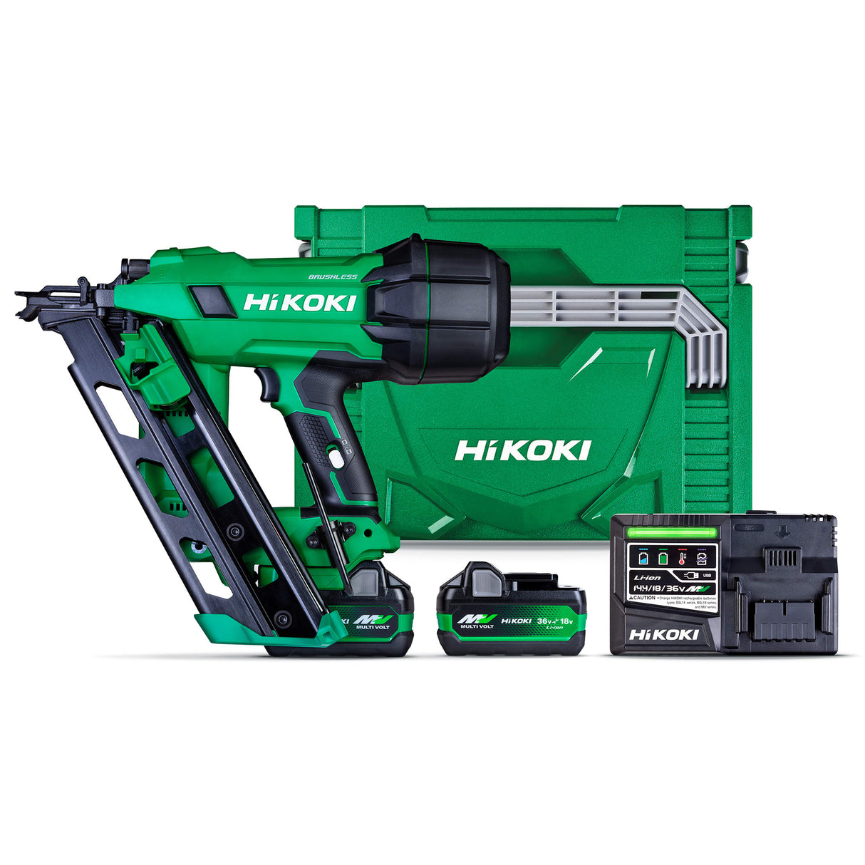 HiKOKI Gen 2 18V Gasless 90mm Framing Nailer (Kit)