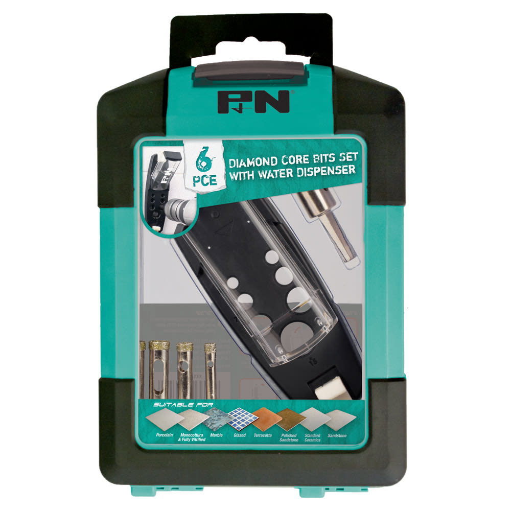 Drill Diamond Core Set 6PC Pn