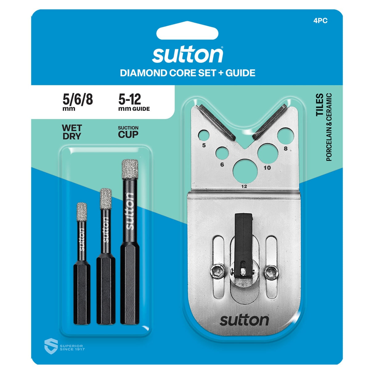 Drill Set Diam Core 5-8 4PC