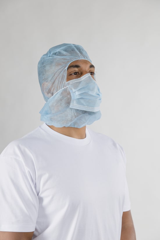 Non-Woven Hood with Face Mask (Carton of 500)