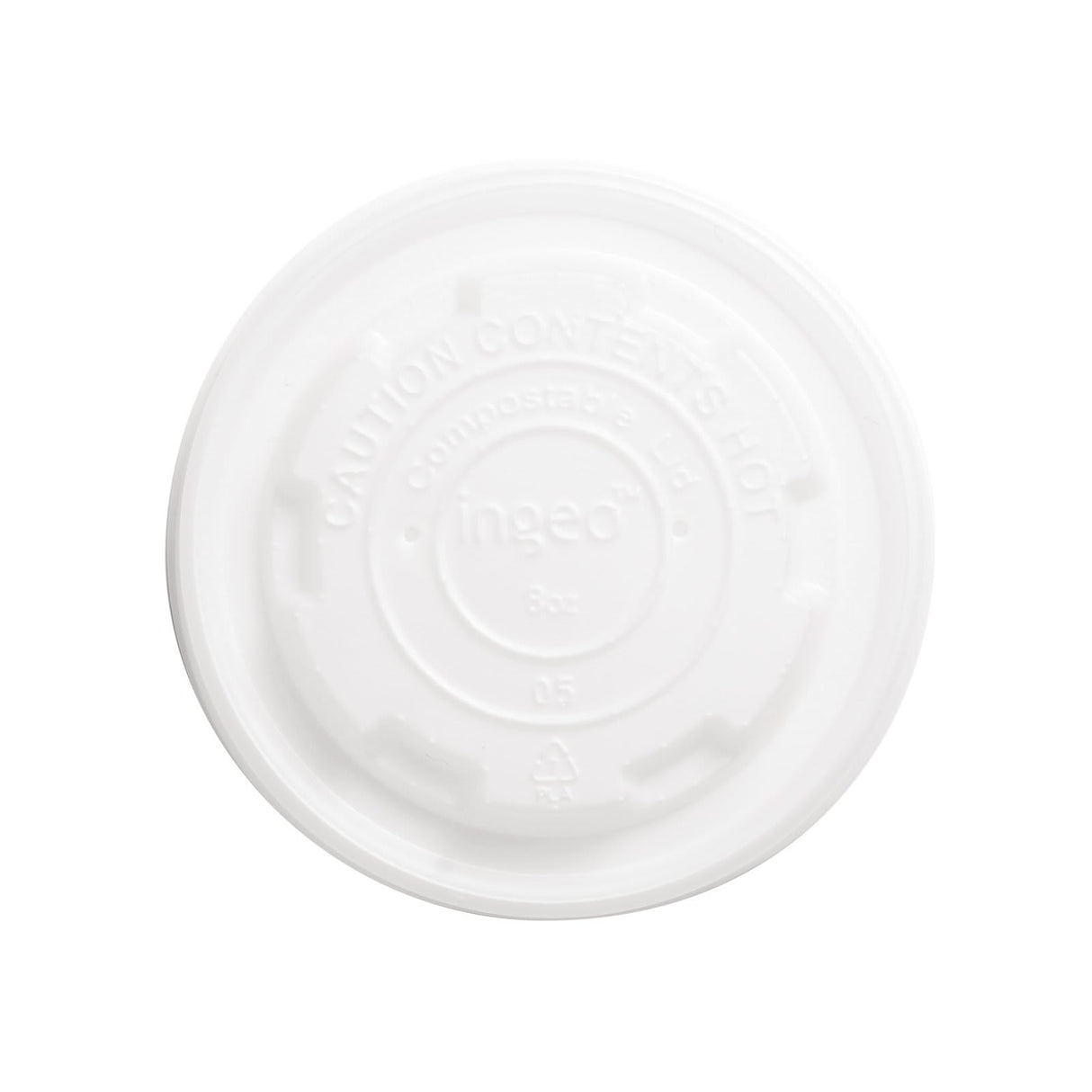 Ecoware Bioplastic EcoBowl Lid 90mm 50 (Pack)