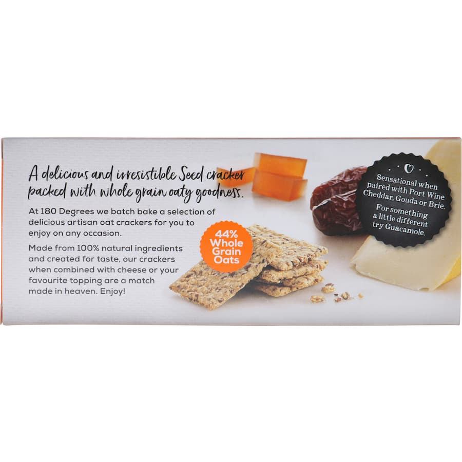 180 Degrees 4 Seed Oat Crackers Cumin 135g