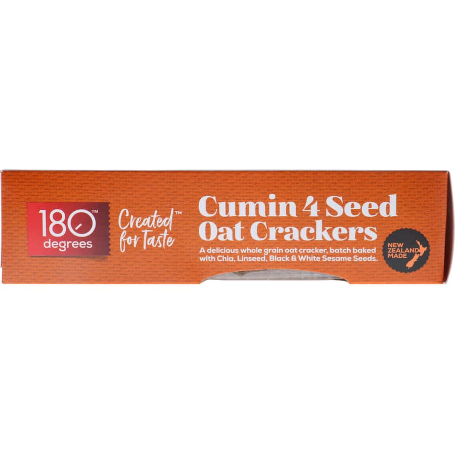 180 Degrees 4 Seed Oat Crackers Cumin 135g