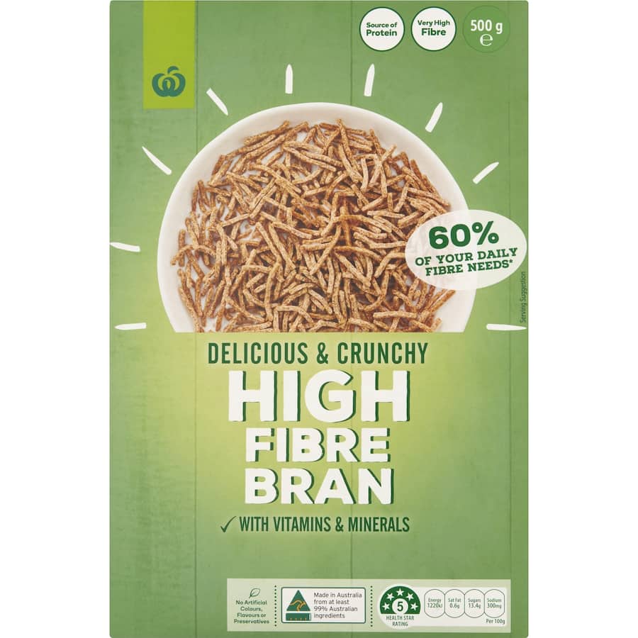 Woolworths High Fibre Bran 500g