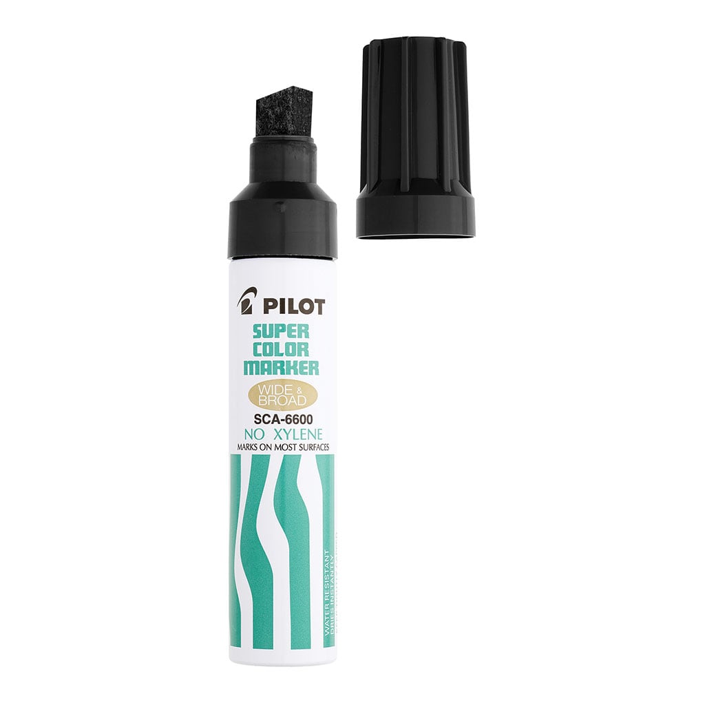 Pilot SCA 6600 Permanent Marker Jumbo Black (Each)