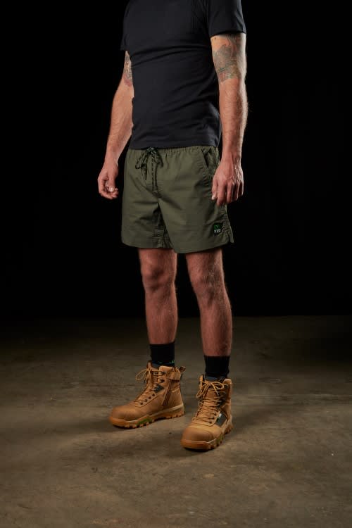 FXD Repreve Stretch Ripstop Work Shorts WS-4 - Green (Size: 34)