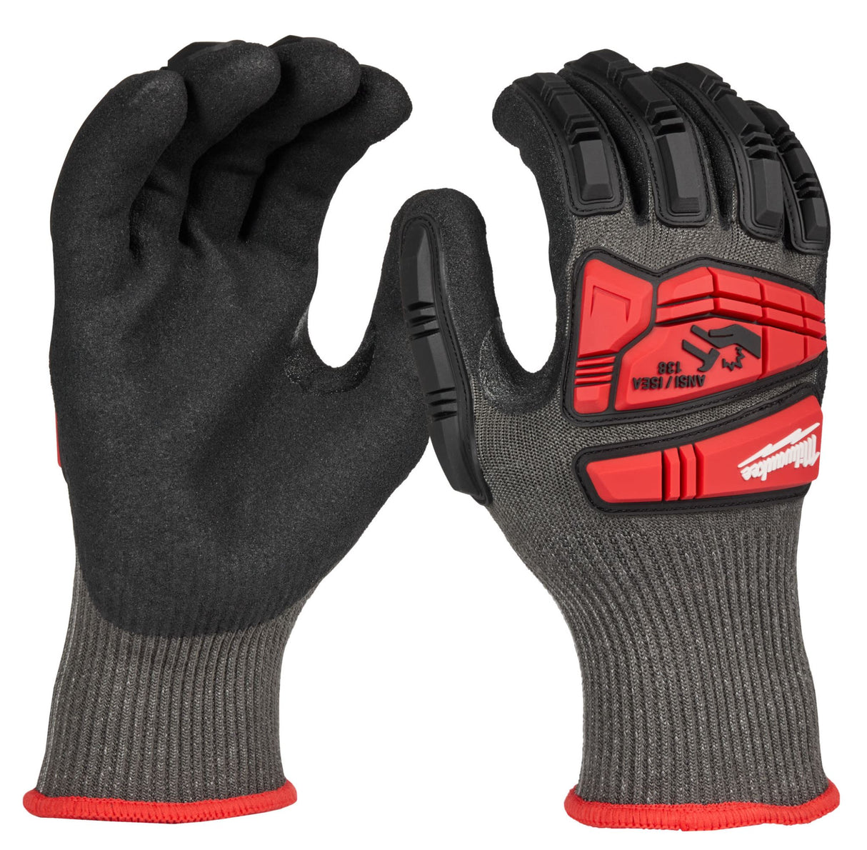 Milwaukee Impact Cut 5(E) Nitrile Dipped Gloves (Each) - Standard (Size: XL)