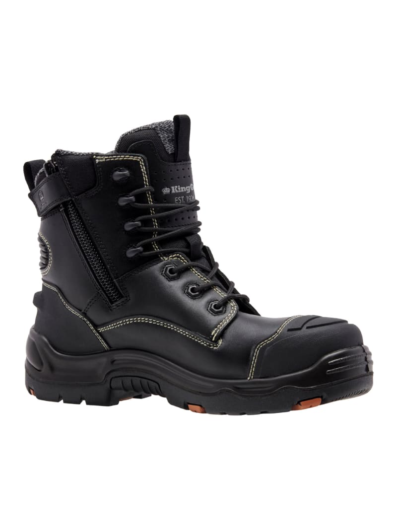 KingGee Xtremeguard ONYX 6Z Work Boot - Black - Black - 11