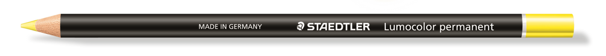 Lumocolor Glasochrom Permanent Pencil - Yellow (Pack of 12)