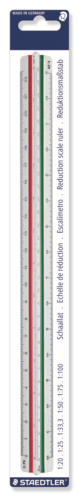 Staedtler Mars Scale Ruler 1:20-1:100 (Each)