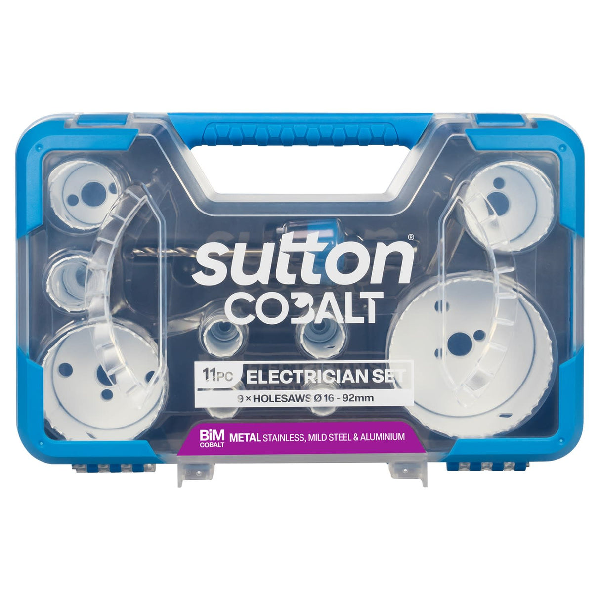 Sutton Tools Bi Metal Holesaw Electrician Set 11 Piece (Set)