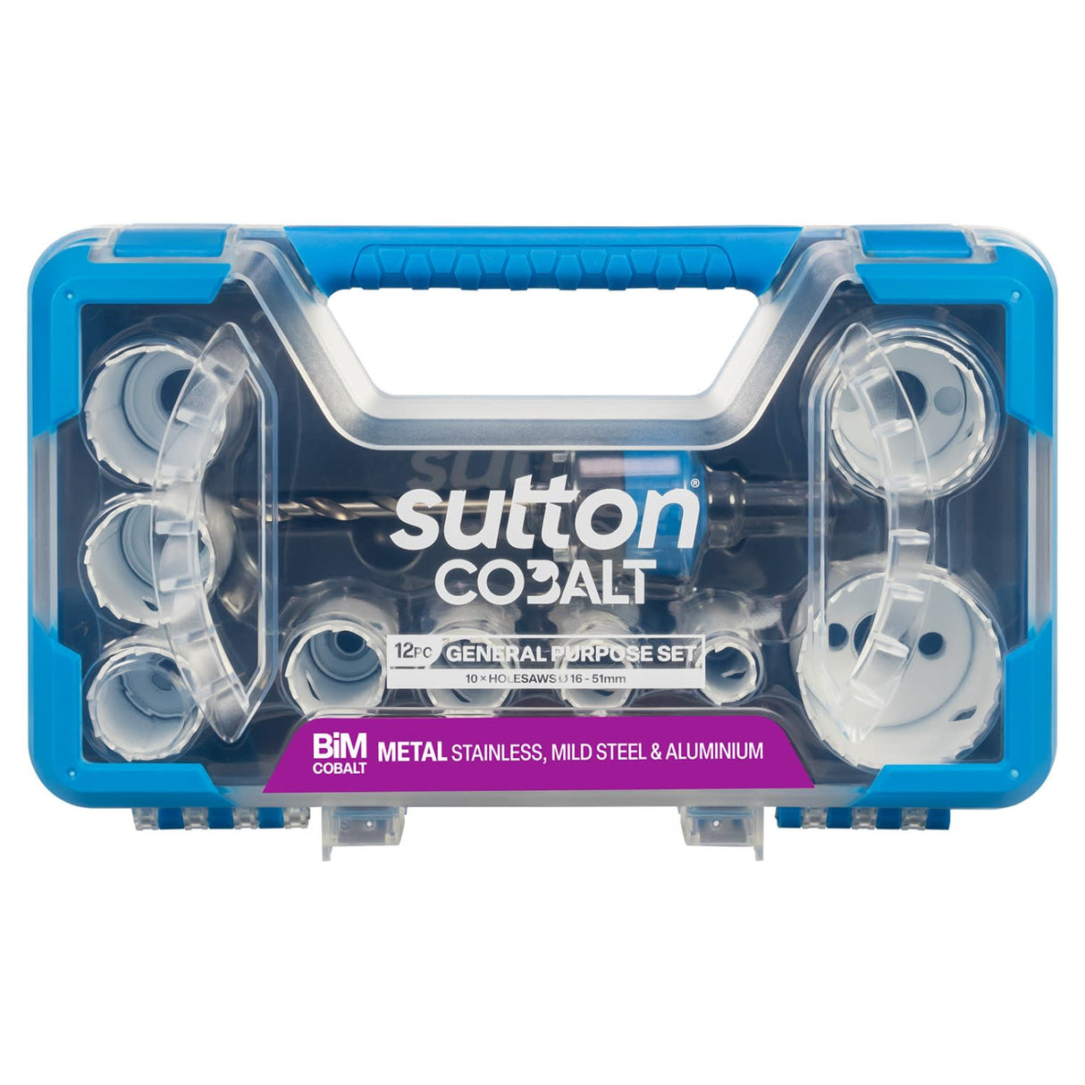 Sutton Tools Bi Metal Holesaw General Purpose Set 12 Piece (Set)