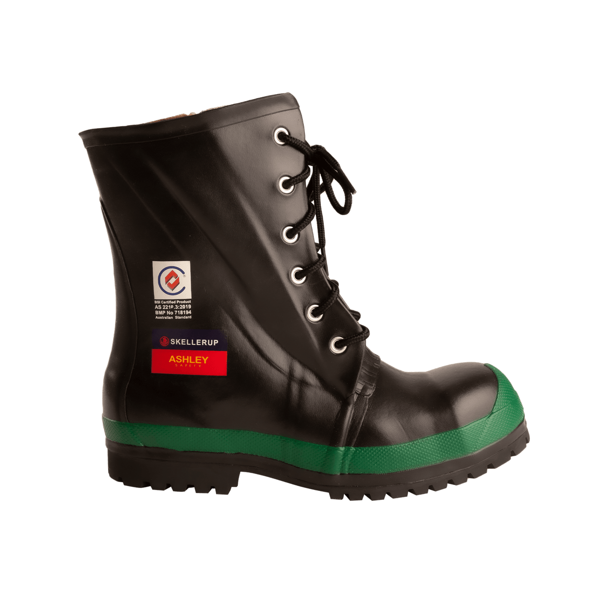 Skellerup Ashley Lace Up Safety Gumboots - Standard - 05