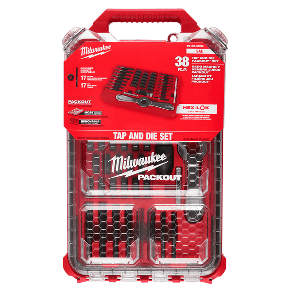 Milwaukee PACKOUT SAE Tap & Die Set 38 (Piece)