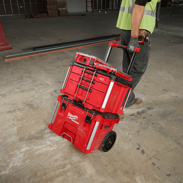 Milwaukee PACKOUT Low Profile Rolling Tool Box Toolbox storage