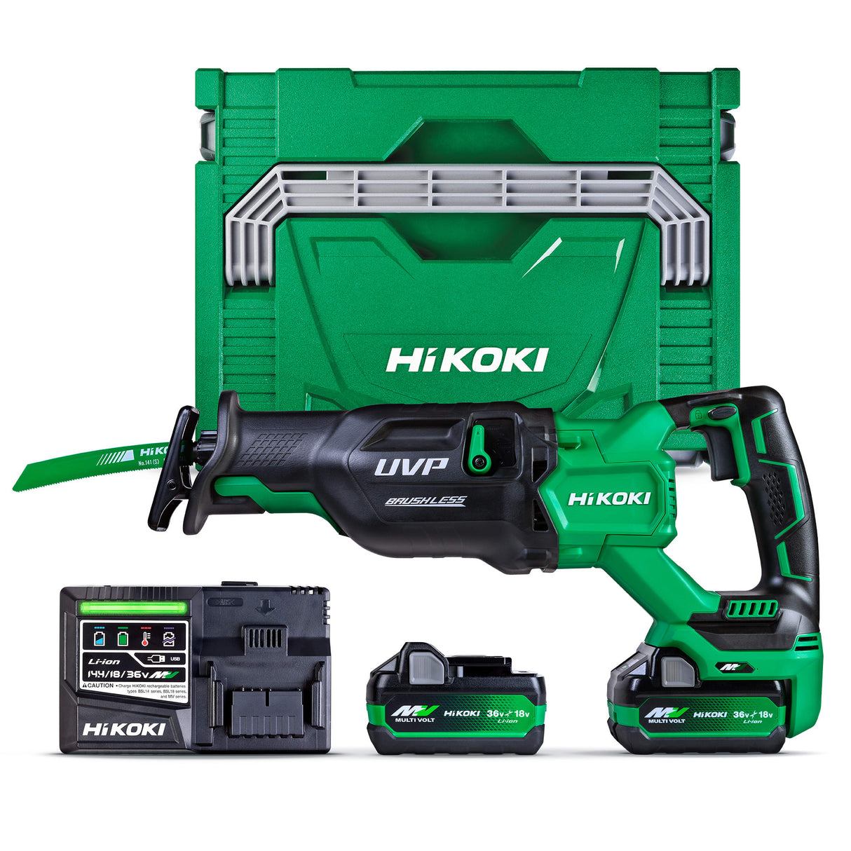 HiKOKI 36V 125mm Sabre Saw CR36DA(GGZ) (Kit)