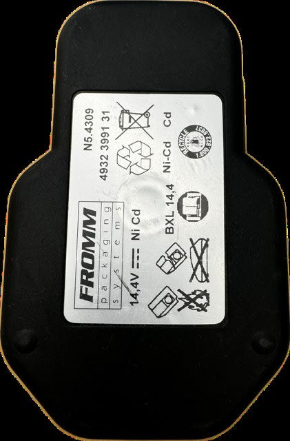 Battery ONLY - For FROMM Strapping Tool P321-P325 14.4 Volt (Each)