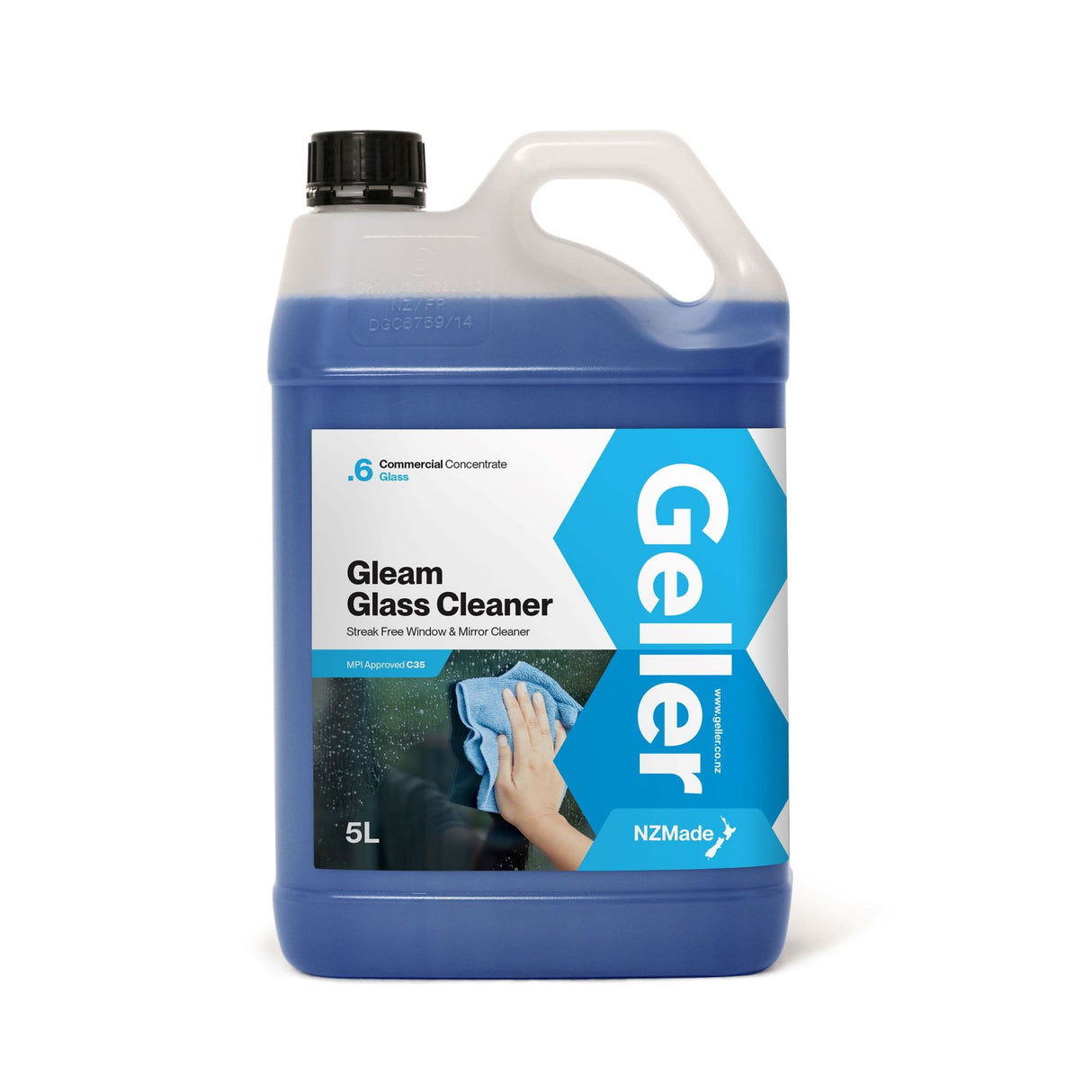 Geller Gleam Non Streaking Glass Cleaner 5L