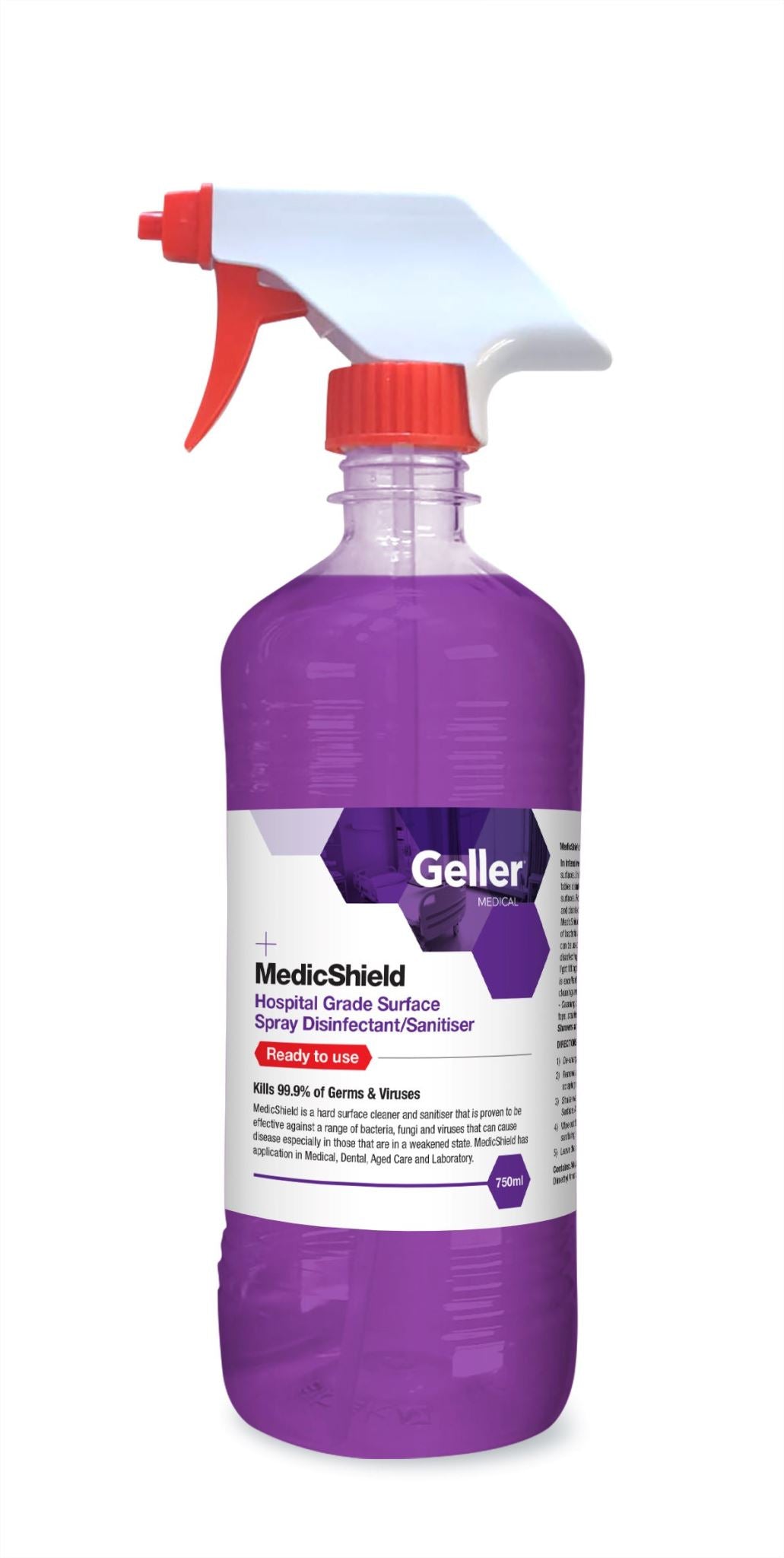 MedicShield Hospital Grade Disinfectant 750ml
