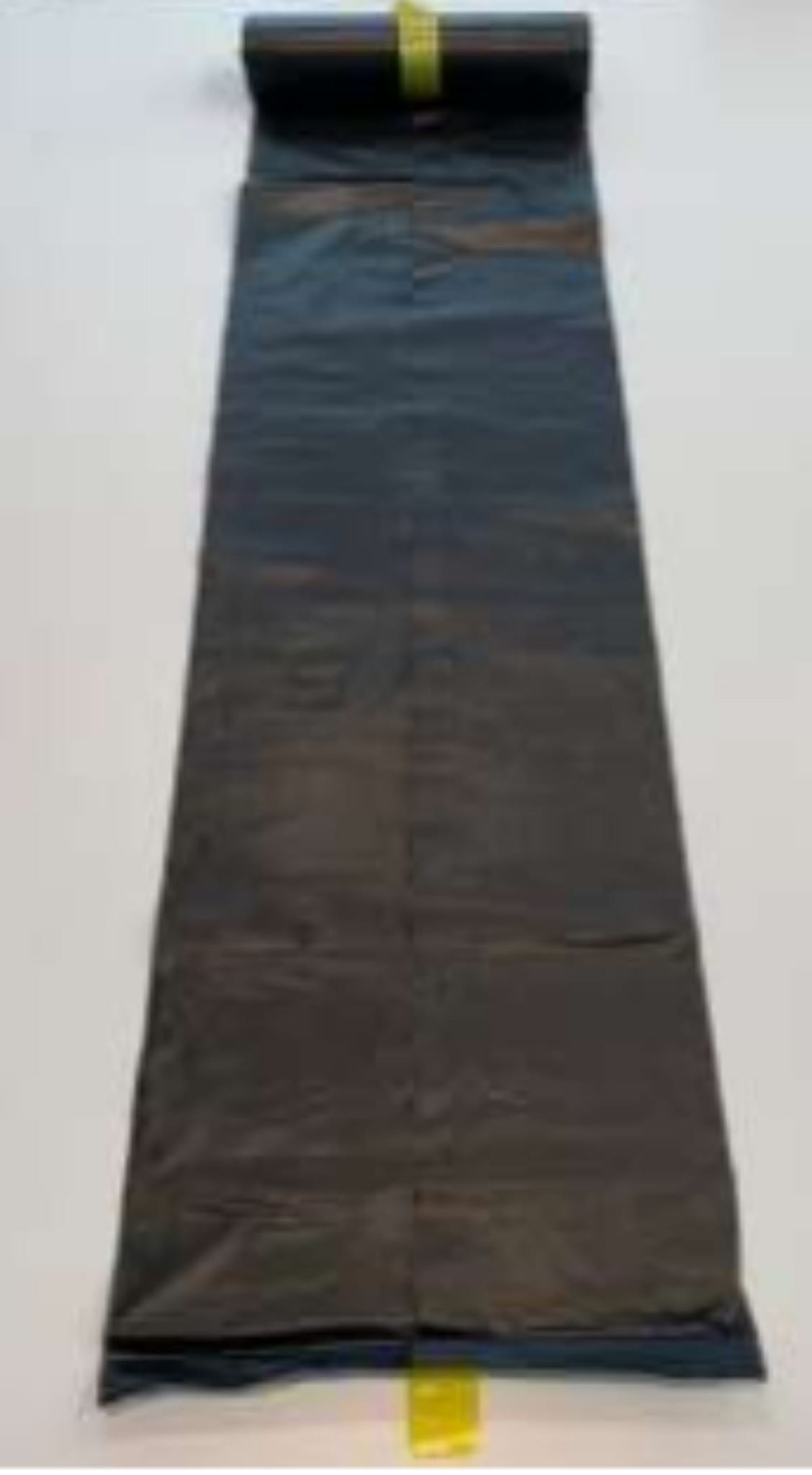 Harveys Eco Rubbish Bag Tie Top Black, 25mu, T4051 640 x 900mm 20/roll; 24/case