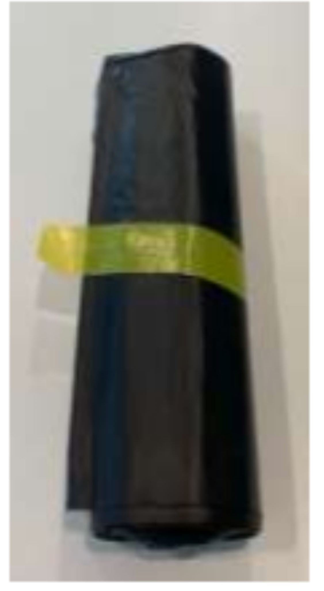 Harveys Eco Rubbish Bag Tie Top Black, 25mu, T4051 640 x 900mm 20/roll; 24/case