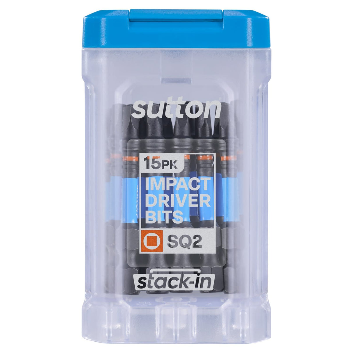 Sutton Stack-In Screwdriver Bit SQ2 50MM 15 Pack