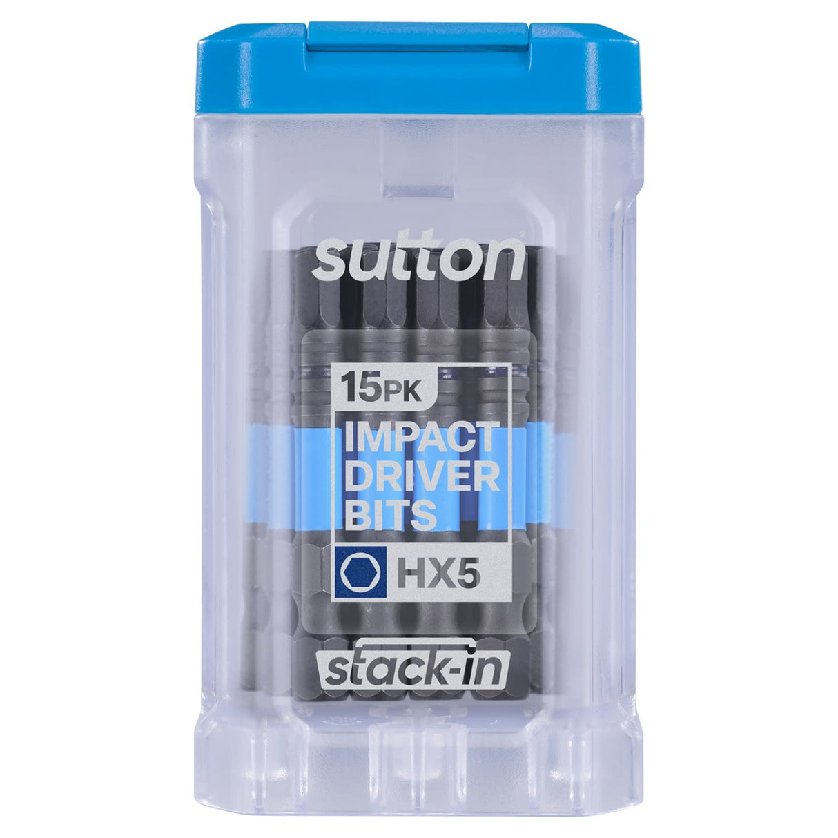 Sutton Stack-In Screwdriver Bit HX5 50MM 15 Pack