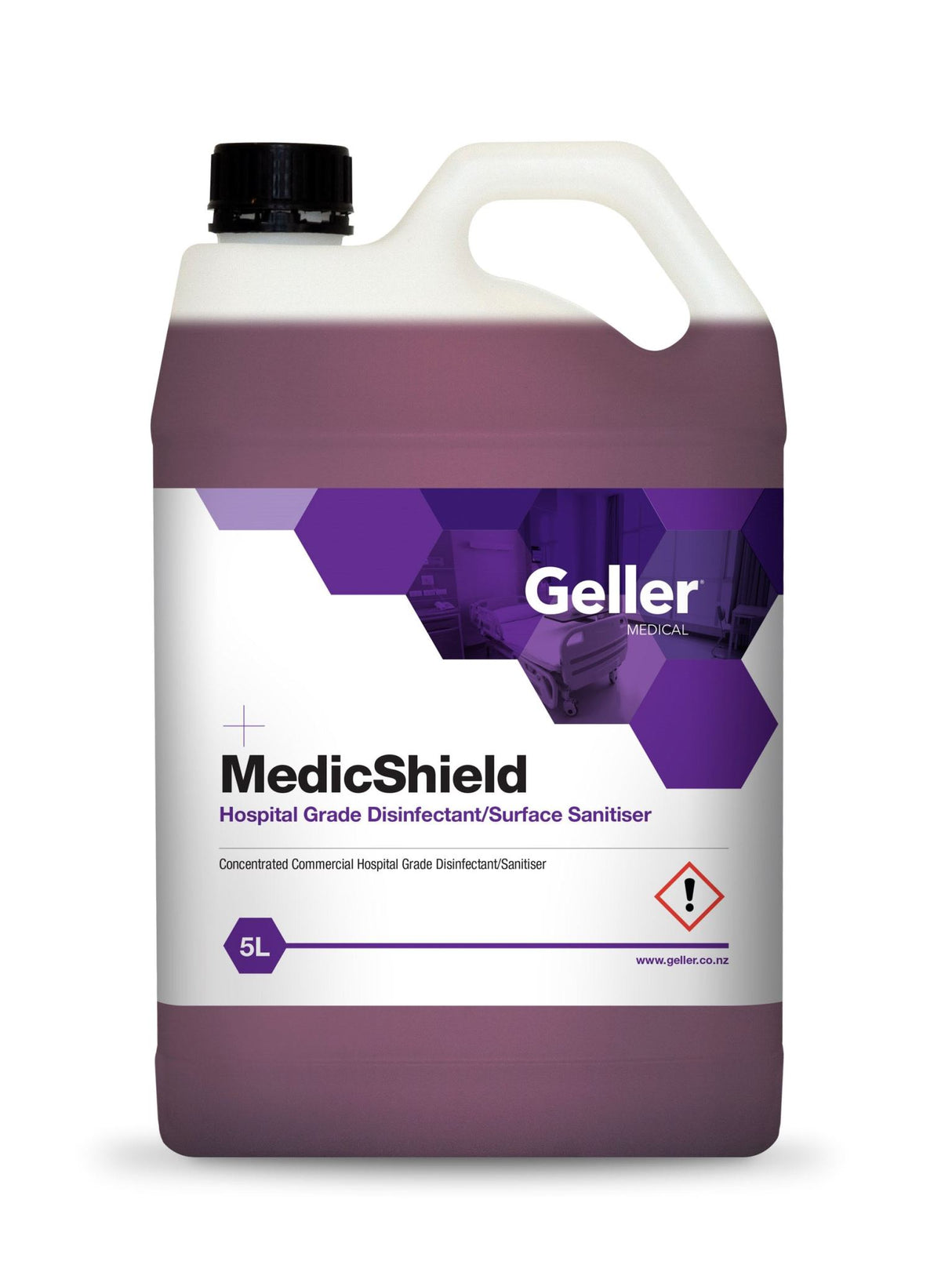 Geller MedicShield Hospital Grade Disinfectant 5L (Each)