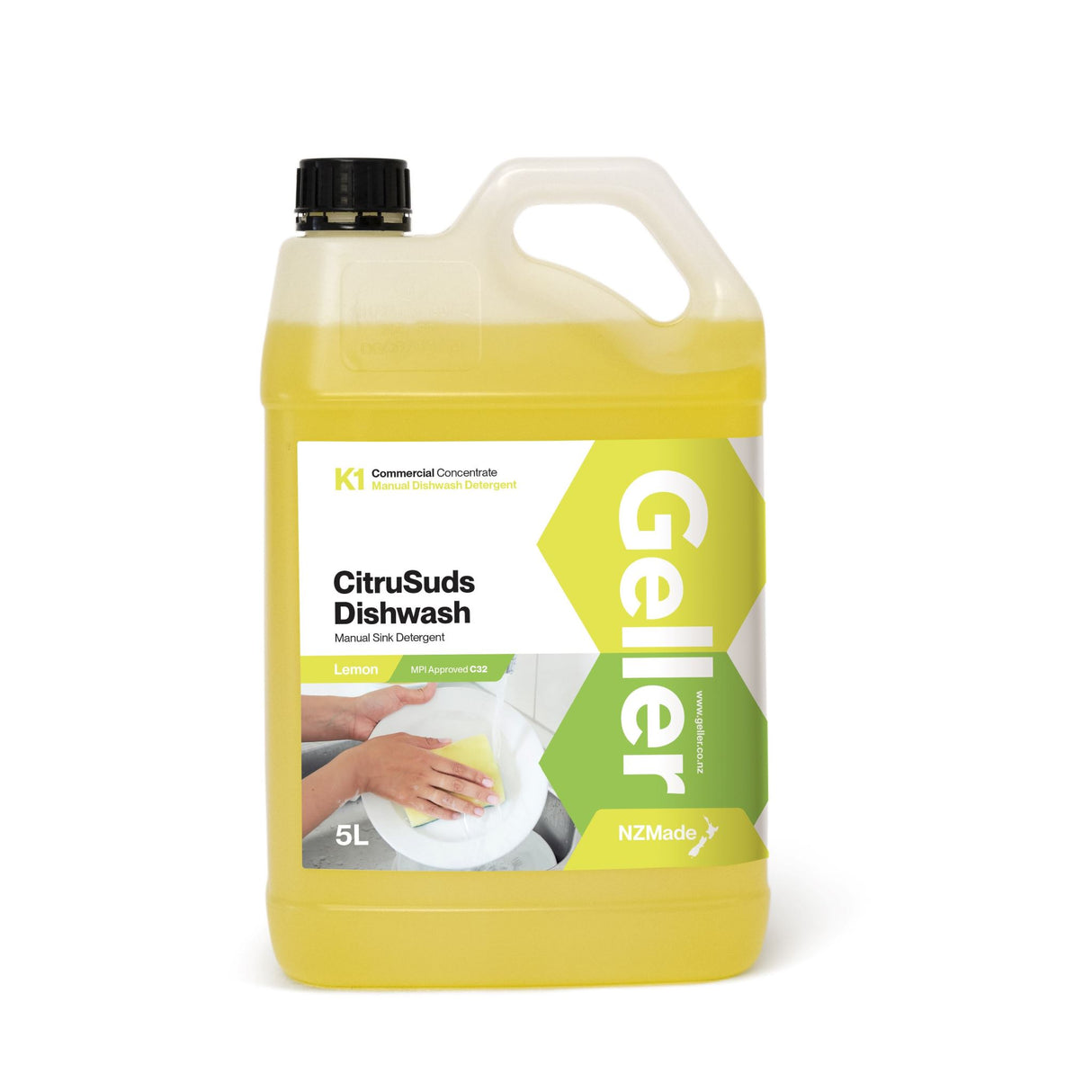 Geller Citrusuds Dishwash Liquid 5L (Each)