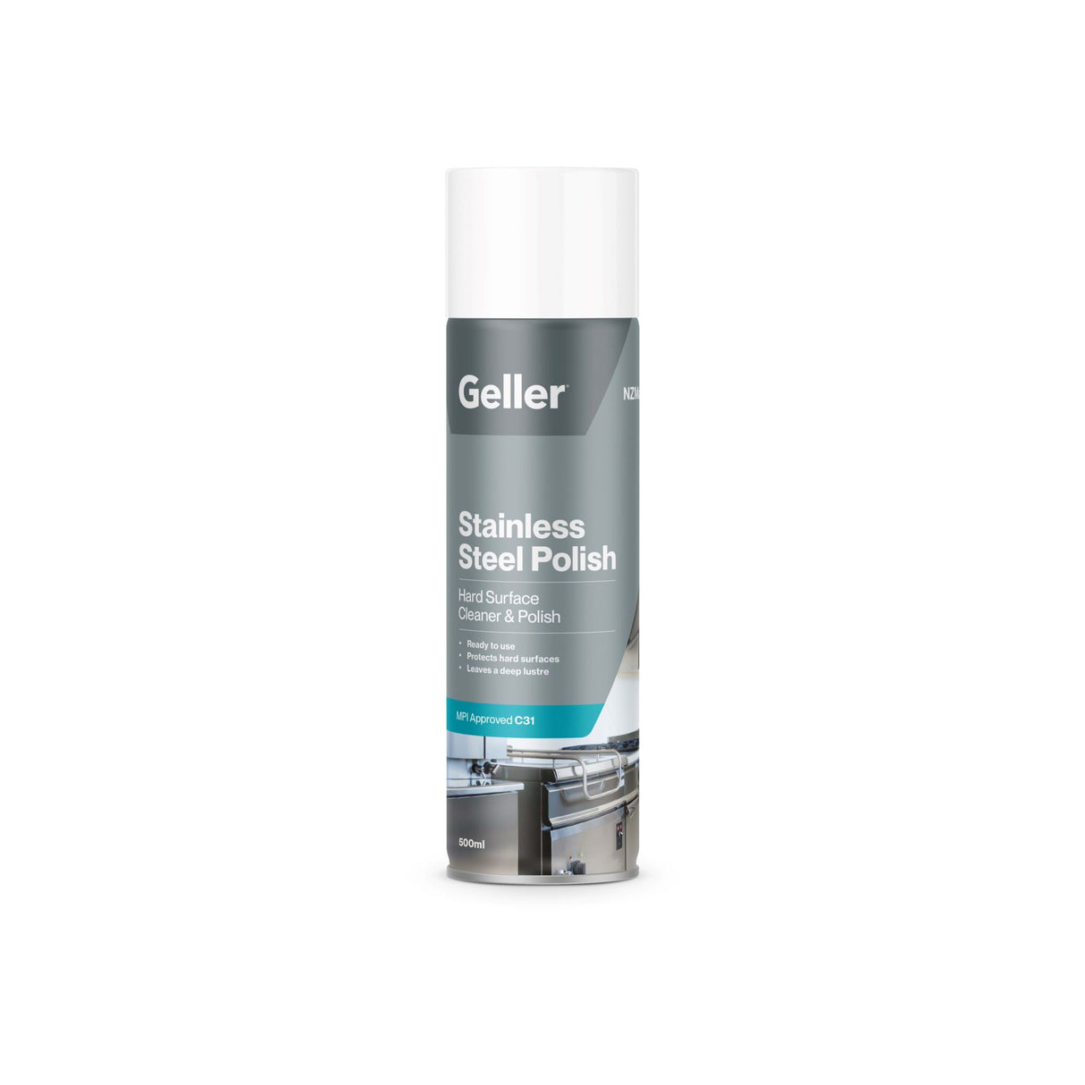 Geller Stainless Steel Cleaner & Polish 500ml