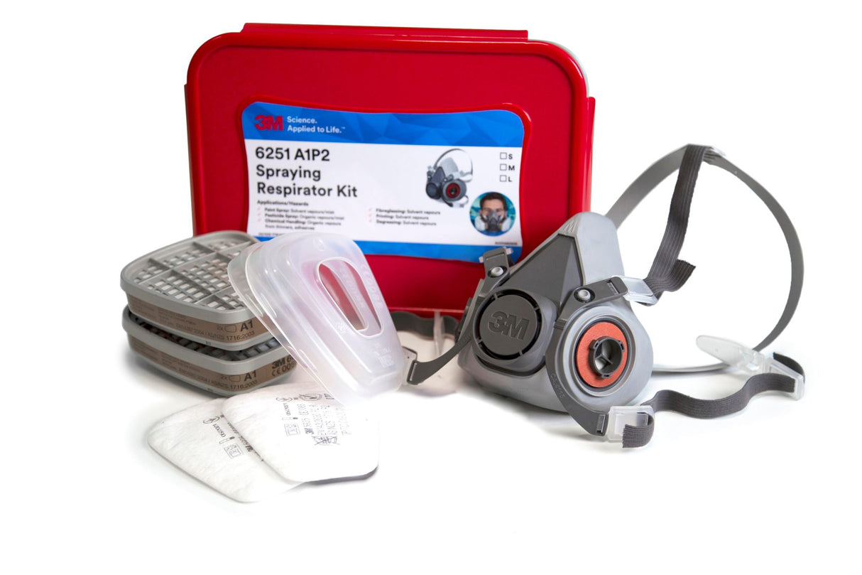 3M Spraying Respirator Kit 6251, A1P2 Small