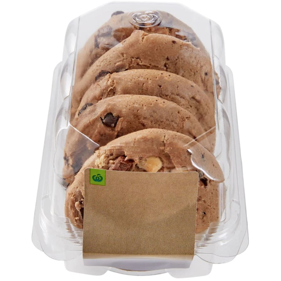 Woolworths Cookies Chunky Dreamy Chocolate Chips 5pack