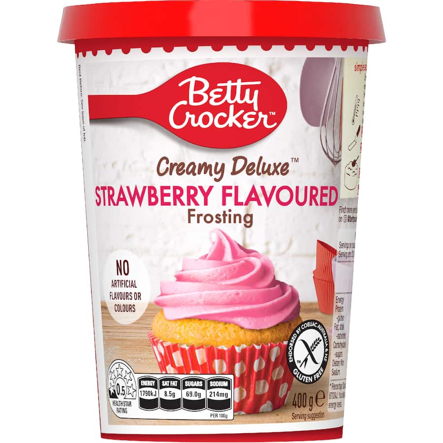 Betty Crocker Cake Icing Strawberry 400g