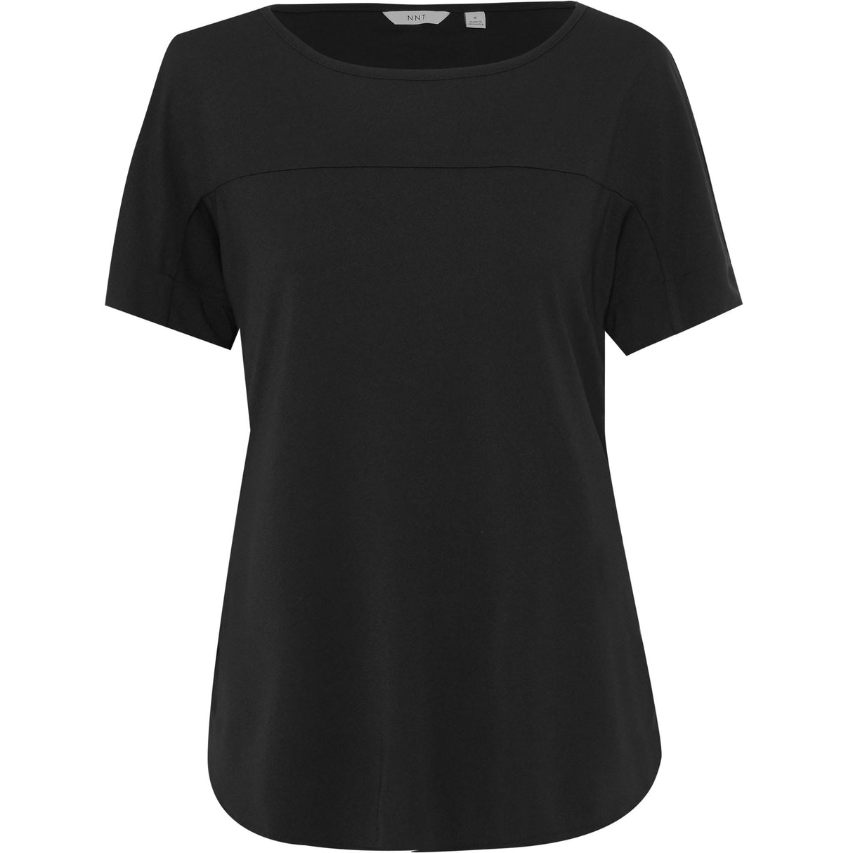 NNT Matt Jersey Boat Neck Top CATUHN - Black (Size: XXS)