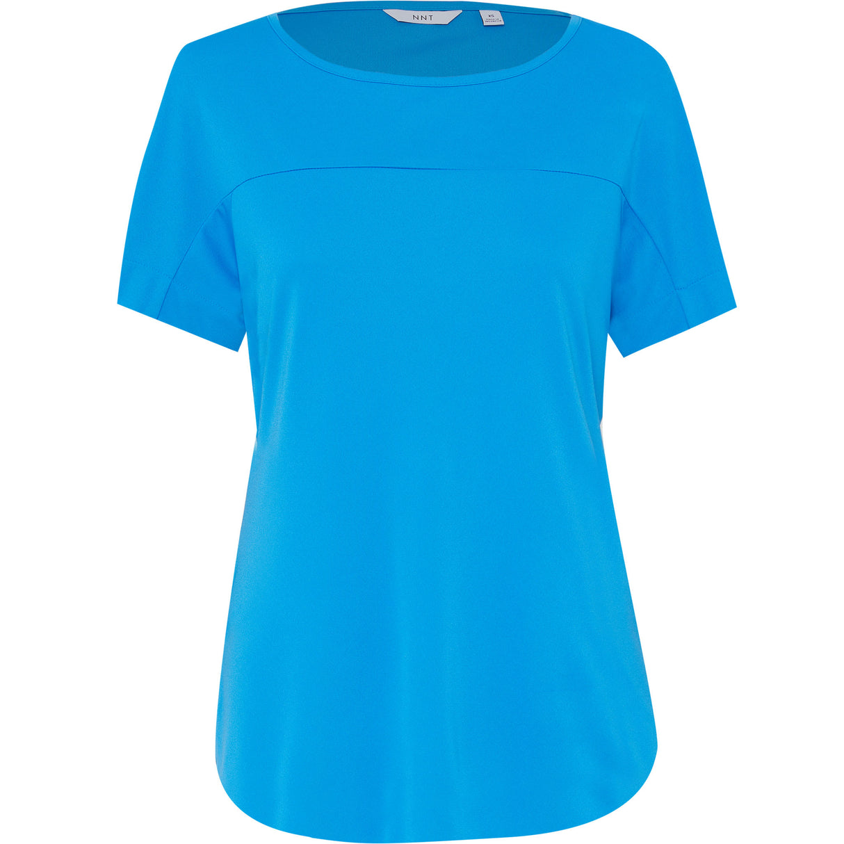 NNT Matt Jersey Boat Neck Top CATUHN - CYAN BLUE (Size: 4XL)