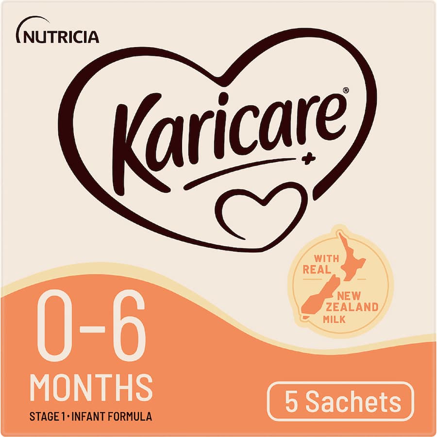 Karicare Stage 1 Baby Infant Formula From Birth To 6 Months Sachets 5x21.9g